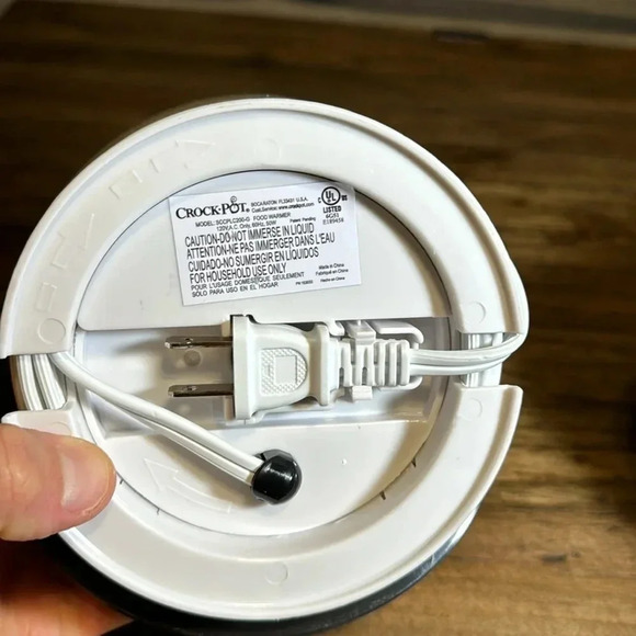 Crockpot Electric Lunch Box, Portable Food Warmer On-the-Go, 20oz Black/White - Picture 13 of 15